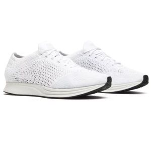 Nike Waffleskin Racing Road White Shoes, Size 8